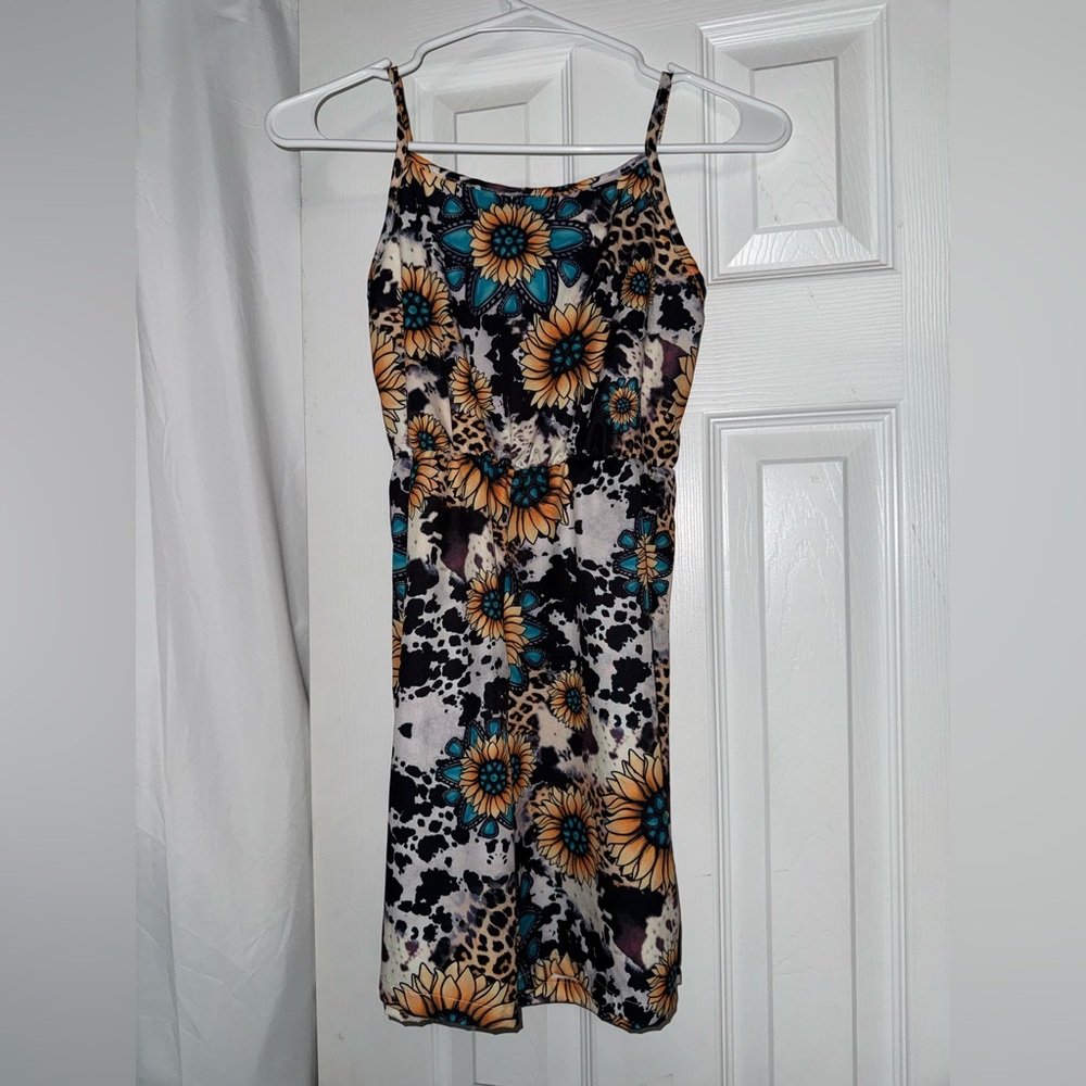 Floral Spaghetti Strap Dress
